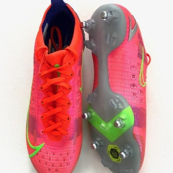 Nike  CV0988-601 Mercurial Vapor 14 Elite SG-P Bright Crimson Indigo - Picture 4 of 6